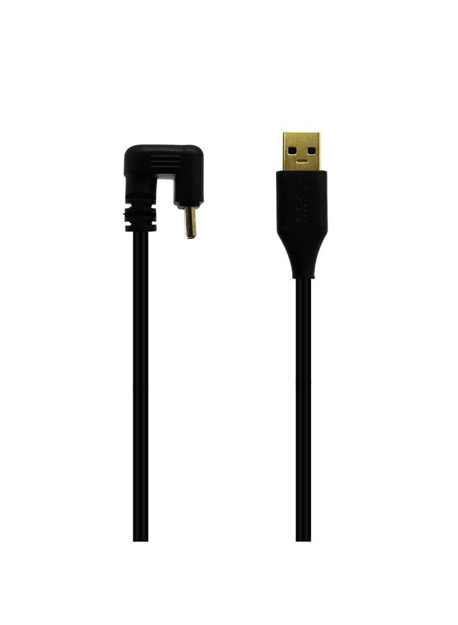AWADUO 3.0 USB U Shaped USB C Cable, Type C Male 180 Degree to USB 3.0 Male Cord Car Data Cable, 24/28AWG 180 Degree USB C Charging Cables for Galaxy S9/S9＋/Note 9(1M) - Image 4