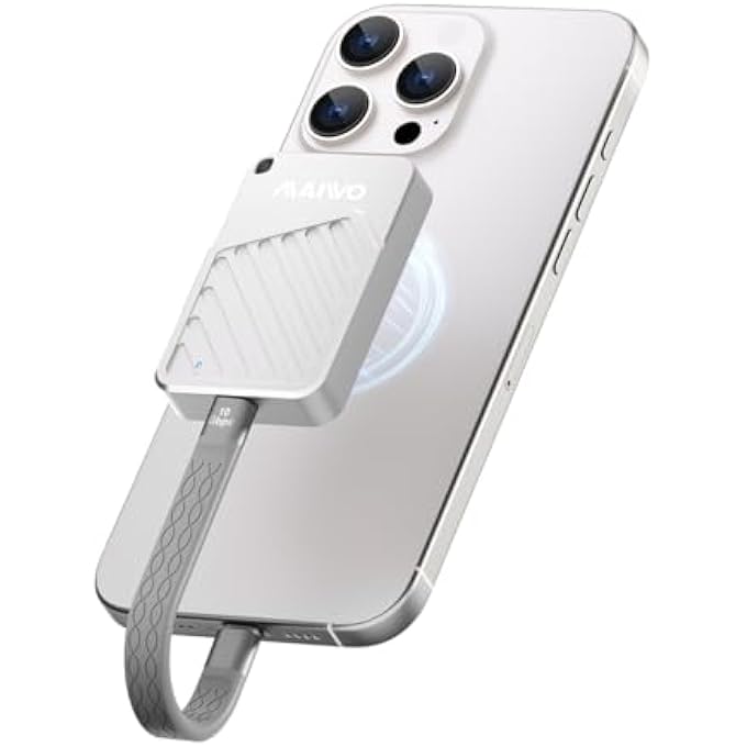 rayihni حاوية SSD NVME M.2 مغناطيسية 2230 2242 USB3.2 GEN2، قارئ محرك الحالة الصلبة الخارجي لجهاز iPhone 17 16 15 Pro Max MacBook Pro، من الألمنيوم، تدعم تسجيل فيديو 4K ProRes - Image 1