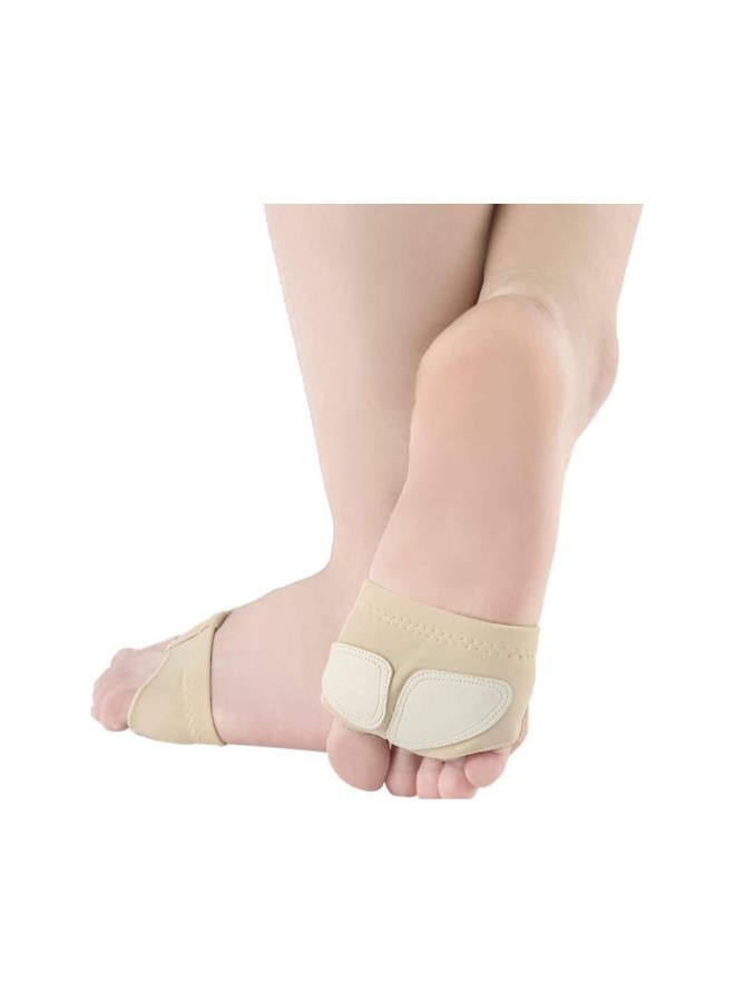 klarako Pair of Forefoot Pad Invisible Socks Silicone Half Pads Anti Skid Insole Portable for Ballet Gymnastics Belly Dance Sport (Size L) - Image 3