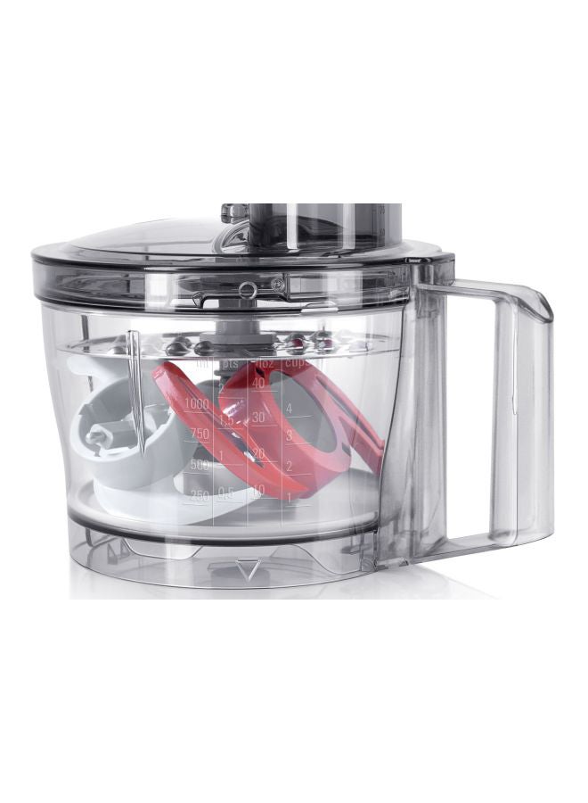 بوش محضر طعام 2.3 L 800 W MCM3501M أسود/ فضي/ شفاف - Image 2