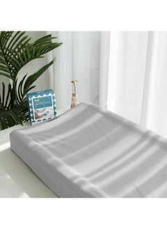 Biloban Biloban Changing Pad Cover, Waterproof Changing Table Sheets, Ultra Soft Cradle Sheets, 2 Pack, Unisex Neutral for Baby Boys Girls, Grey  - Image 4