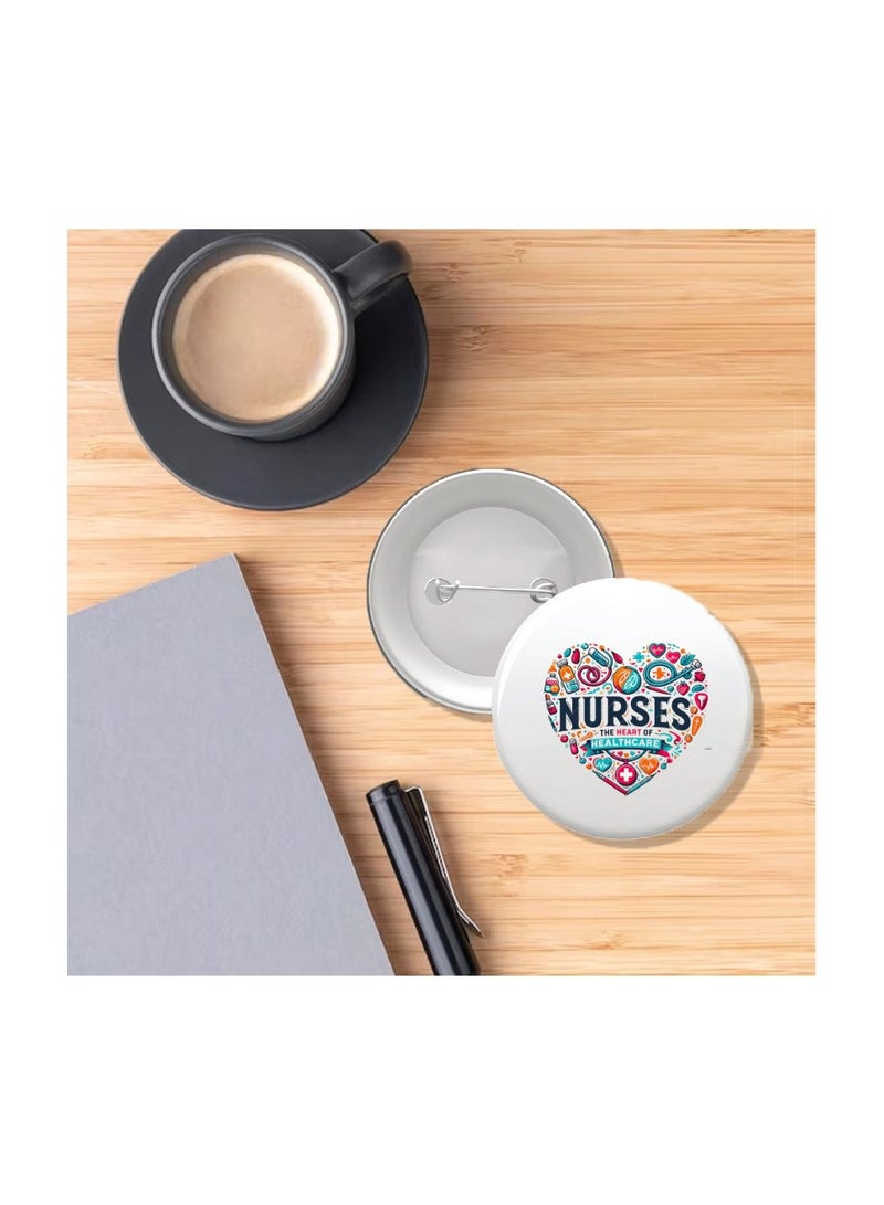 PRINTSHOP4ME International Nurse Day Button Badge-Lightweight,Quality Pin For Nurses|Ideal For Events,Gatherings&Daily Wear|Great For Medical Events,Gifts&EveryDay Use - Image 5