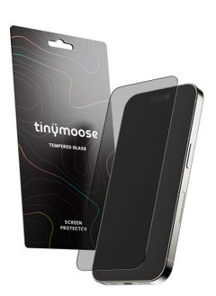 TinyMoose 2 Piece Ultra High Clarity Tempered Glass Screen Protector for iPhone 15 Pro Max  - Image 1