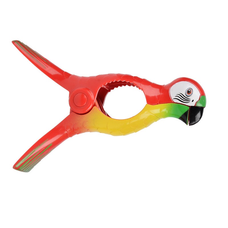 Sale Plastic Cute Animal Flamingo Dolphin Parrot Sun Chair Beach Towel Windproof Clip Towel Clip - Image 5