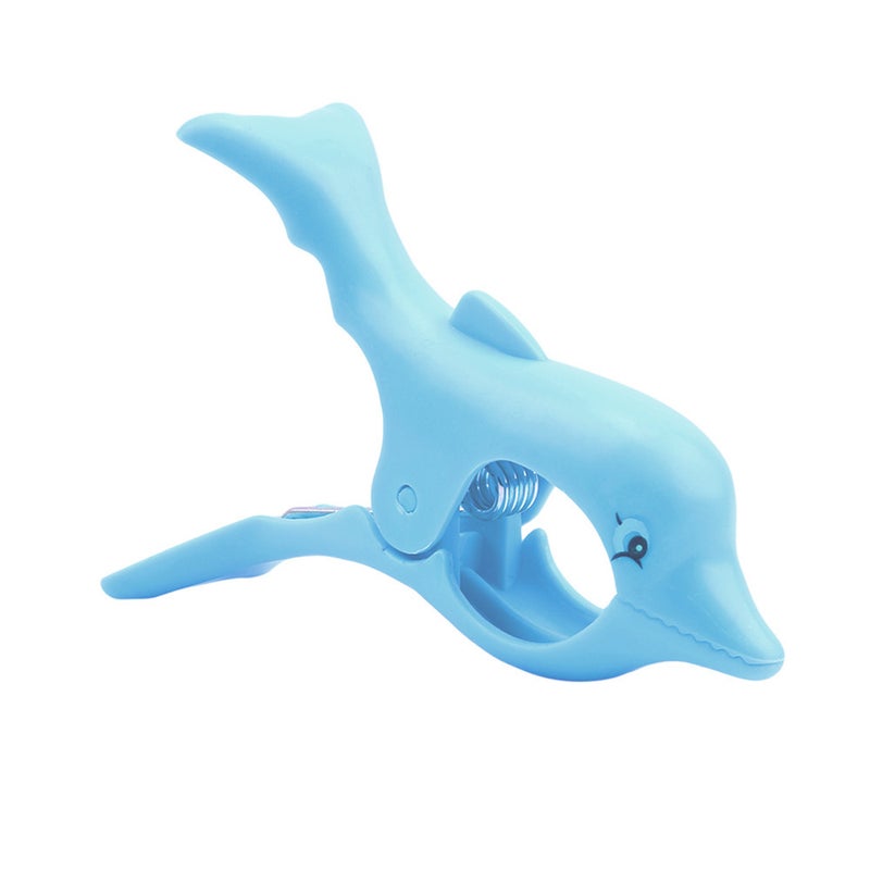 Sale Plastic Cute Animal Flamingo Dolphin Parrot Sun Chair Beach Towel Windproof Clip Towel Clip - Image 4