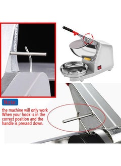 Yolu Electric Ice Shaver Crusher Machine for Home, 300W Snow Cone Maker Shaved Ice Maker  - Image 5