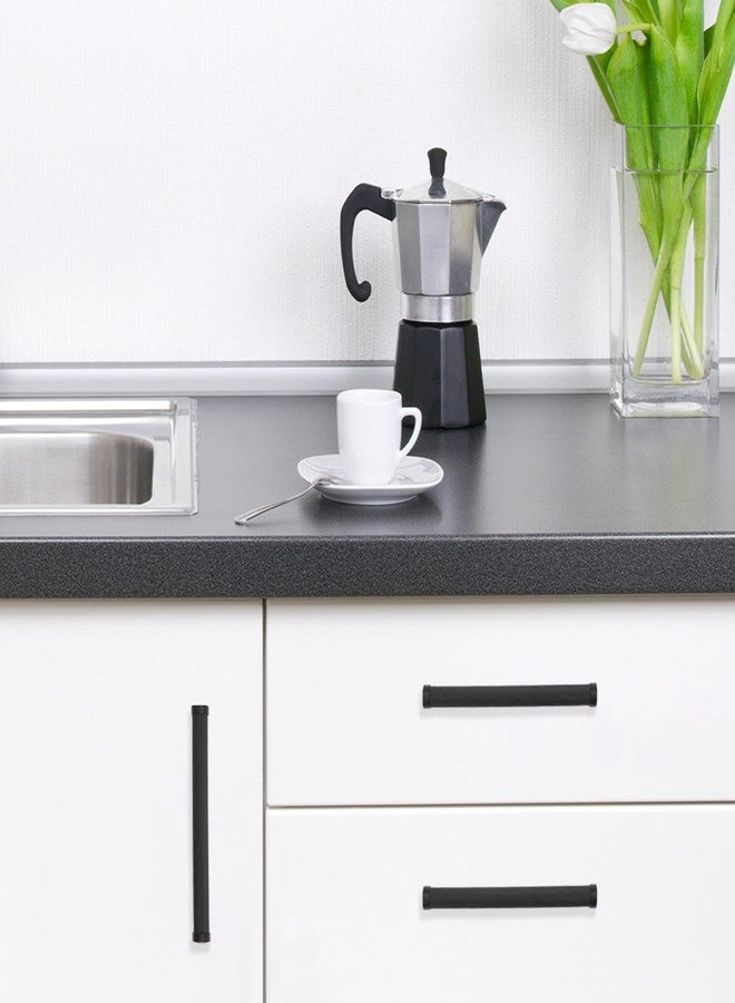 BUKOBYHE 10 Pack 5 Inch Matte Black Kitchen Cabinet Handles Knurled Cabinet Pulls Black Drawer Pulls Kitchen Hardware - Image 5