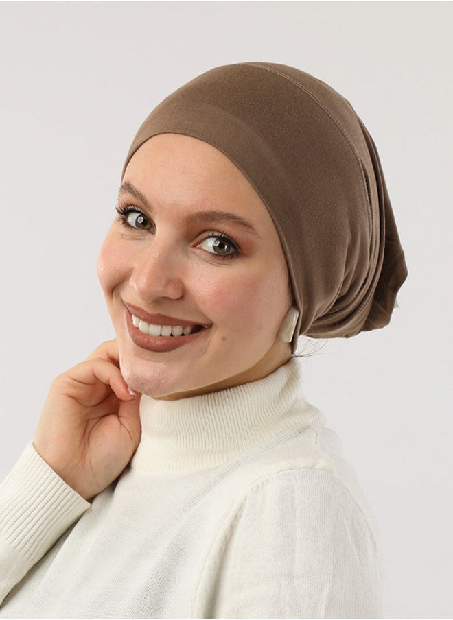 تاي شوب - تاي شوب - بونيه سوري بنهاية مفتوحة - بني للنساء - Image 1