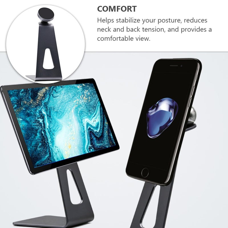 Adjustable Metal Phone Stand For Online Classes Live Streaming Portable Holder Space Gray - Image 5