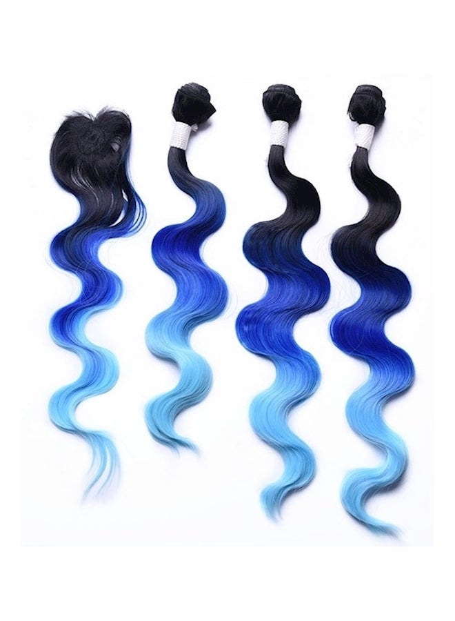 NIBEMINENT Classic Long Curly Hair Extension Multicolour