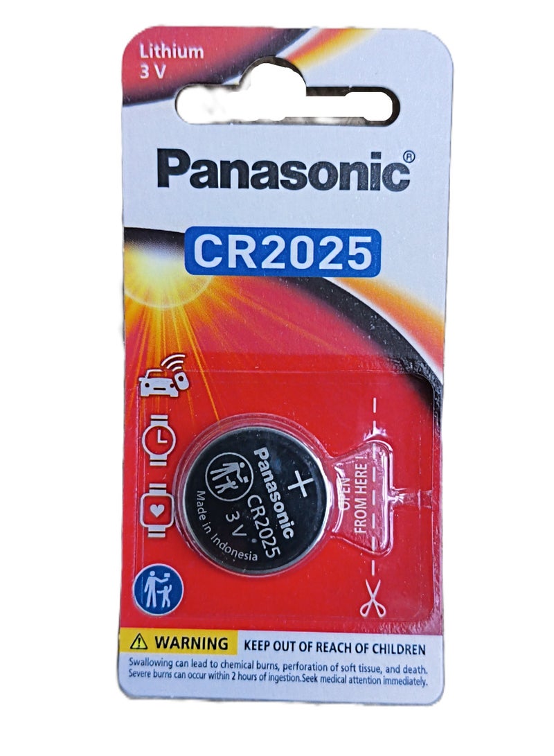 Panasonic 3V Lithium Battery CR2025