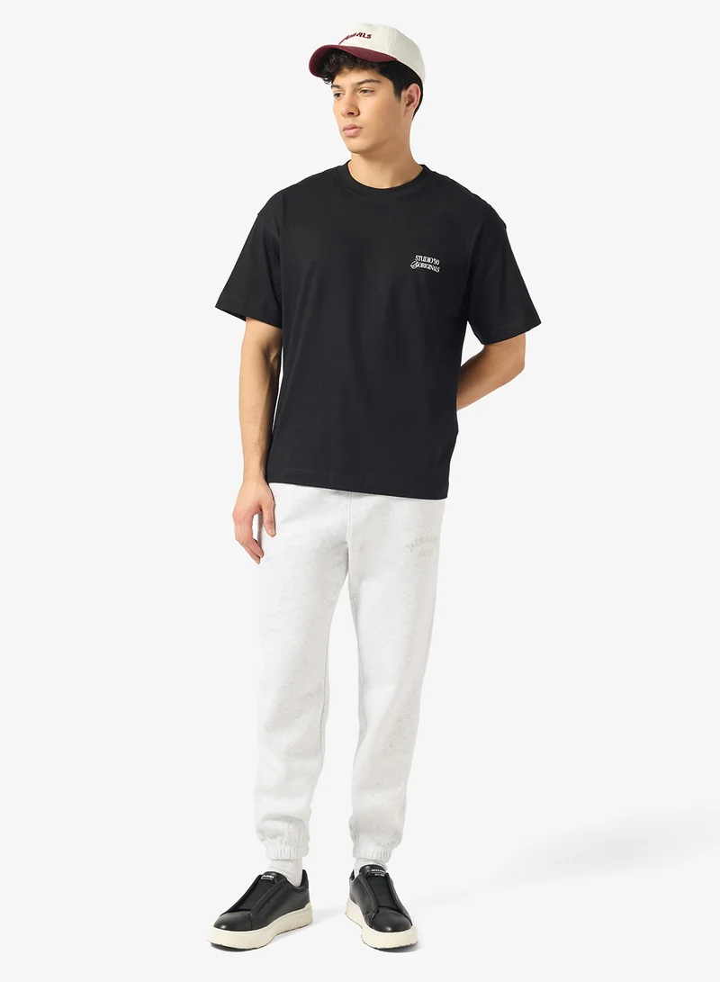 JACK & JONES Logo Loose Fit Sweatpants