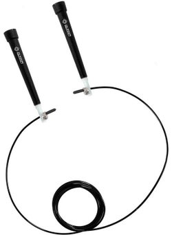 Busso BS227 Crossfit Adjustable Length Jump Rope - Black  - Image 2