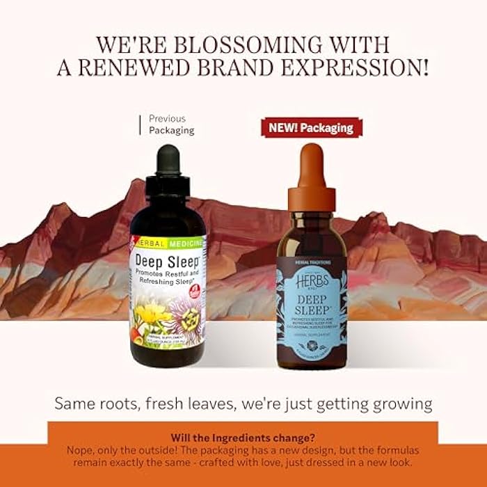 Herbs Etc. Deep Sleep Classic Liquid Extract - Herbal Supplement for Natural & Gentle Sleep Support - Restful Sleep Supplement with Passionflower, Chamomile & Lemon Balm - 4 fl oz (157 Servings) - Image 2