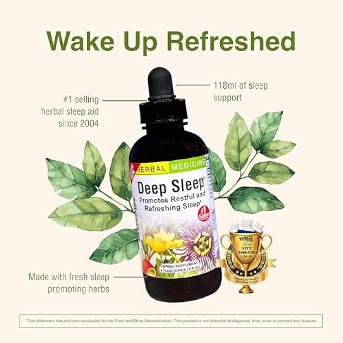 Herbs Etc. Deep Sleep Classic Liquid Extract - Herbal Supplement for Natural & Gentle Sleep Support - Restful Sleep Supplement with Passionflower, Chamomile & Lemon Balm - 4 fl oz (157 Servings) - Image 5