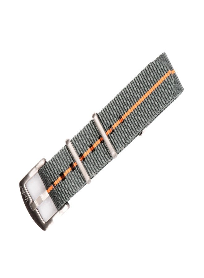 BluShark, Original Collection Military-Style Waterproof Watch Strap, Fits All Timepiece Brands, Durable Nylon Wristwatch Accessories with Stainless Steel Buckle - 18mm, 20mm, 22mm & 24mm Watch Bands - Image 1