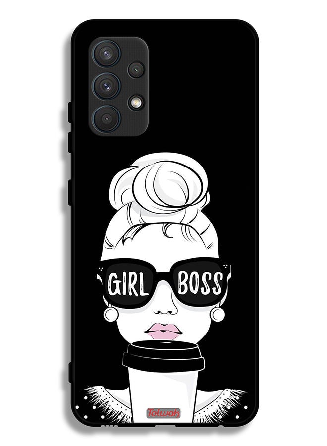 Tolwak Samsung Galaxy A32 4G Protective Case Cover Girl Boss - Image 1