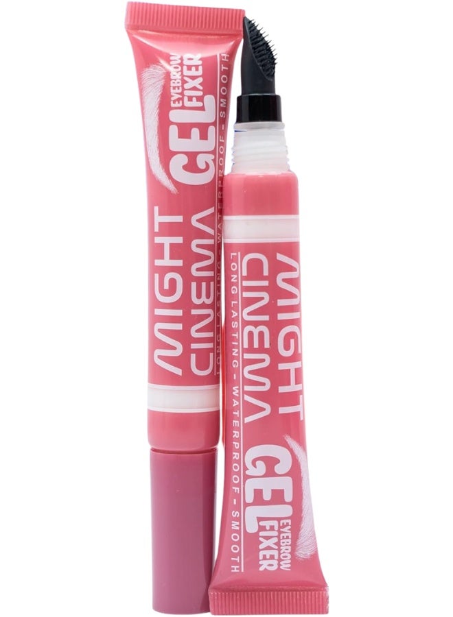 Might Cinema Eyebrow Fixer – Extreme Hold 12G Brow Setting Gel with Brush, Long-Lasting All-Day Natural, Neat & Shaped Brows - Image 1