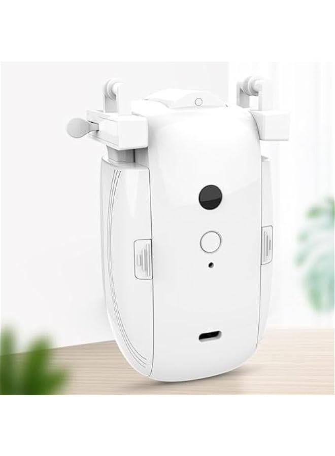 Automatic Curtain Opener, Quiet Type C Charging Smart Motor with Remote Control for Roman Rod, T Rail, U Rail - Image 1