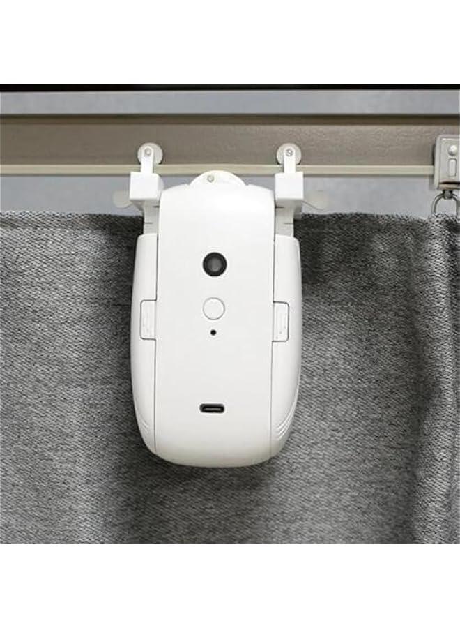 Automatic Curtain Opener, Quiet Type C Charging Smart Motor with Remote Control for Roman Rod, T Rail, U Rail - Image 2