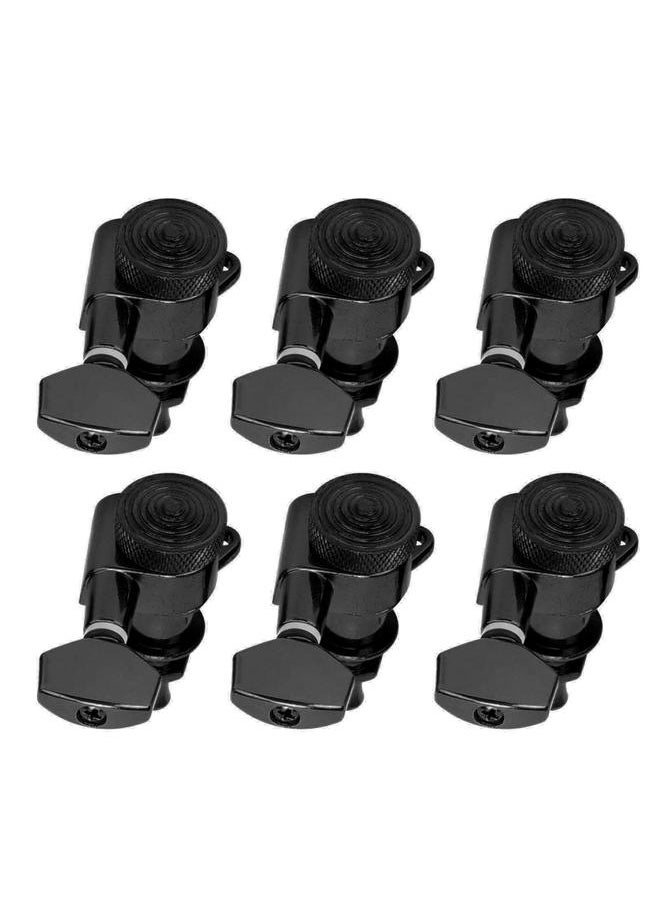 Thoraya - Guitar Locking Tuners Lock String Sealed Tuning Key Pegs Machine Heads Music Accessory XFNHBK(6Pcs Left Tuners ) - Image 1