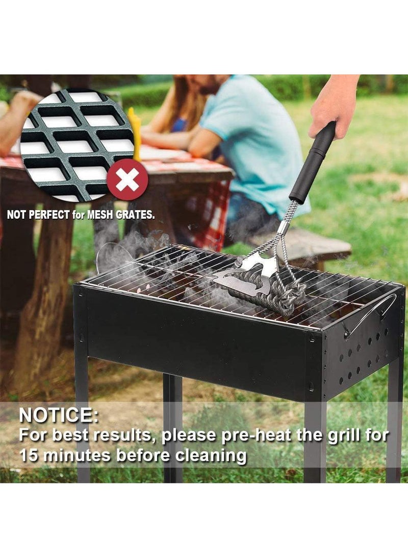 Y&D 3 Layer BBQ Stainless Steel Oven Grill Wire Brush - Image 5