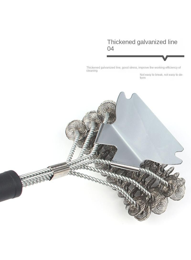 Y&D 3 Layer BBQ Stainless Steel Oven Grill Wire Brush - Image 2
