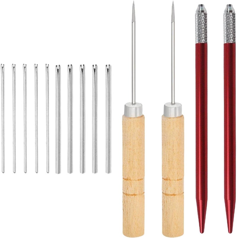 كلاراكو أدوات صنع الدمى، أداة غرس الشعر للدمى المُعاد إحياؤها، طقم صنع الدمى، إبرة 5x0.6 مم و5x0.8 مم - Image 1