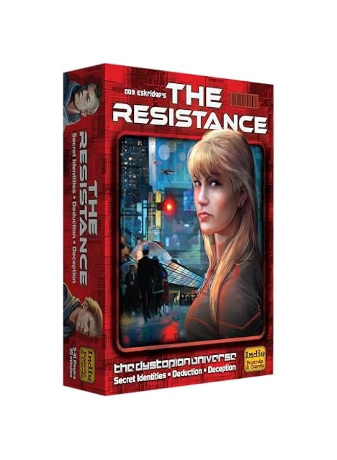 The Resistance Card Game - Social Deduction, Strategy, Bluffing, Negotiation, and Deception for Teens and Adults - Party Game for 5-10 Players Ages 13+ in 30 Minute Rounds by Indie Boards  Cards - Image 1