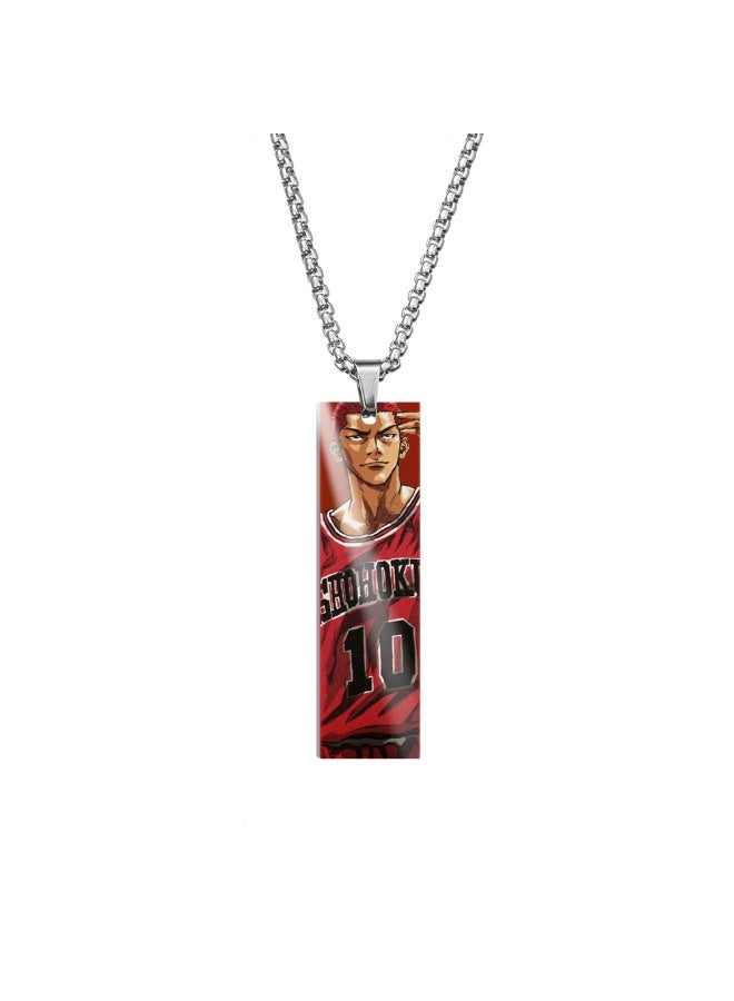 KUYING New Slam Dunk Long Stainless Steel Necklace  - Image 1