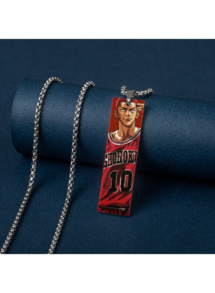 KUYING New Slam Dunk Long Stainless Steel Necklace  - Image 3