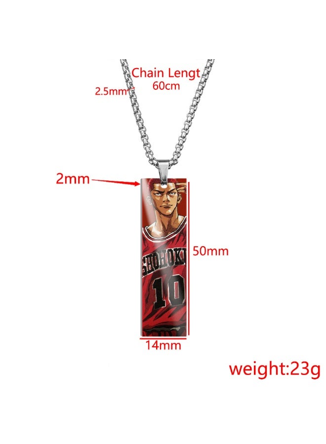 KUYING New Slam Dunk Long Stainless Steel Necklace  - Image 4