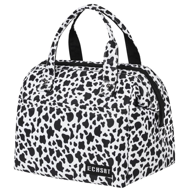 ECHSRT Large Insulated Lunch Bag for Women Men Leakproof Cooler Lunch Tote Bags for Work Travel Adult Thermal Lunchbox for Office -10L Black - Image 1