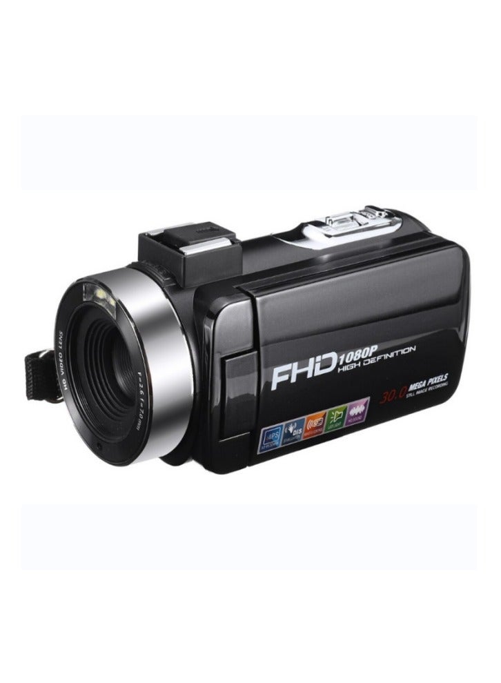 Generic 30 million pixel high-definition digital camera ultra-high-definition standard English black camera - Image 1