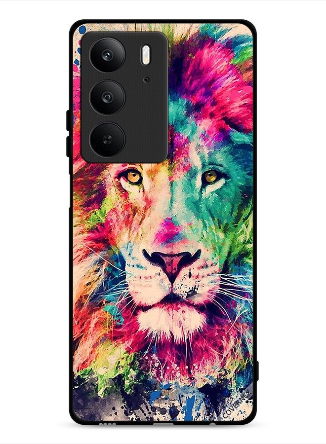 Covernex Realme C75 4G Protective Case Cover Lion Paint Art - Image 1