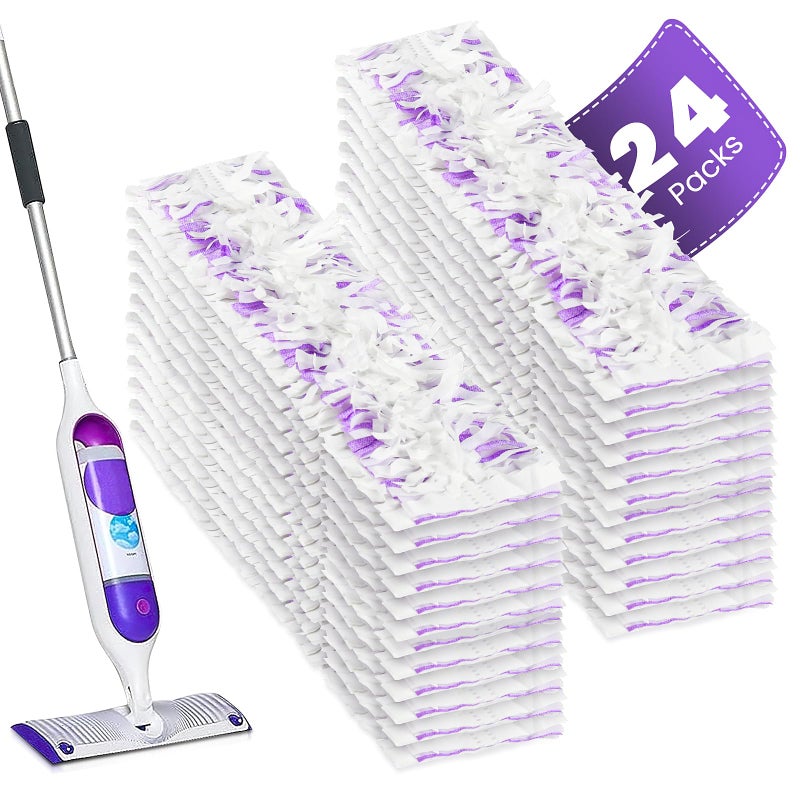Chyodi 24 Pack Disposable Power Mop Refills Compatible with Swiffer PowerMop Multi-Surface Replacement Mopping Refills Pads for All Hard Floor Cleaning - Image 1