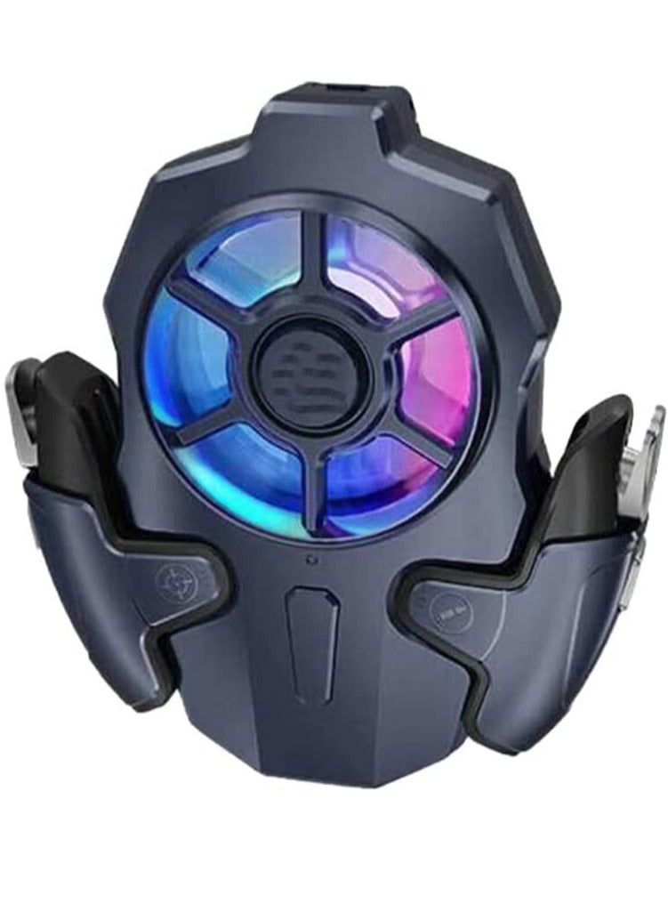 Memo AK03 Mobile Game Controller with Fan Cooler for PUBG - Joystick Trigger for iOS & Android - Image 1