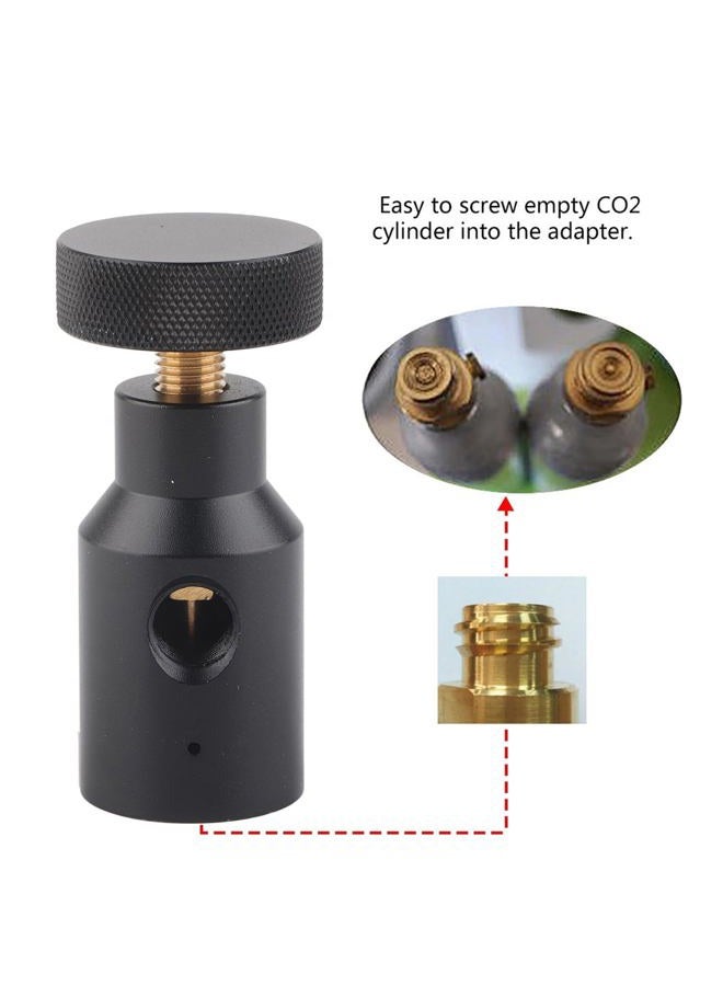 Garosa CO2 Refill Adapter, CO2 Carbonator Cylinder Tank On/Off Refill Adapter Bottle Connector CO2 Tank Accessories, for Soda Maker Home Machine - Image 2