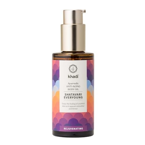 KHADI SHATAVARI EVERYOUNG Ayurvedic Elixir Skin & Soul Oil - Age Defying - tightens & revitalizes - 100% plant-based, natural & vegan - 3.38 fl oz - Image 1