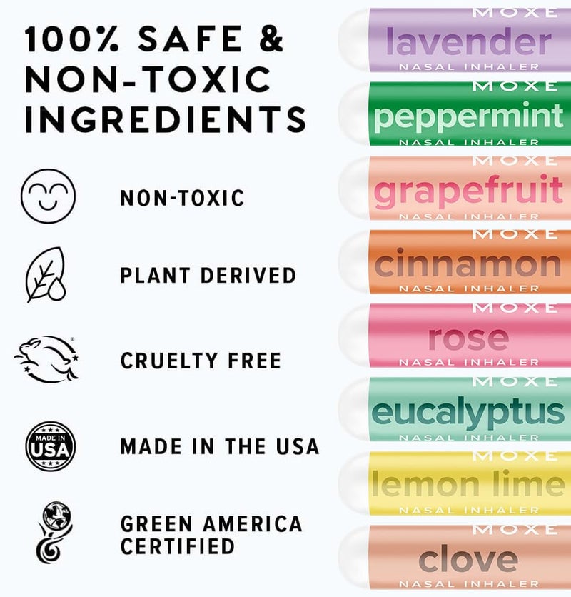 MOXE MOXÄ’ Smell Training Kit, Made in USA, 8 Essential Oils, Olfactory Regeneration, Helps Restore Sense of Smell, Natural Therapy for Smell Loss (Phase 1 & Phase 2 Bundle) - Image 5