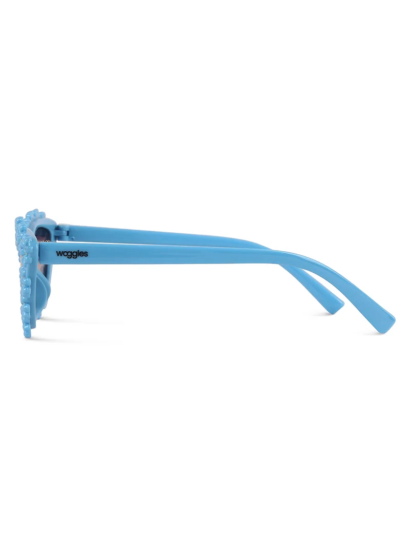ووجلز Stylish Blue Polarized Cateye Kids Sunglasses