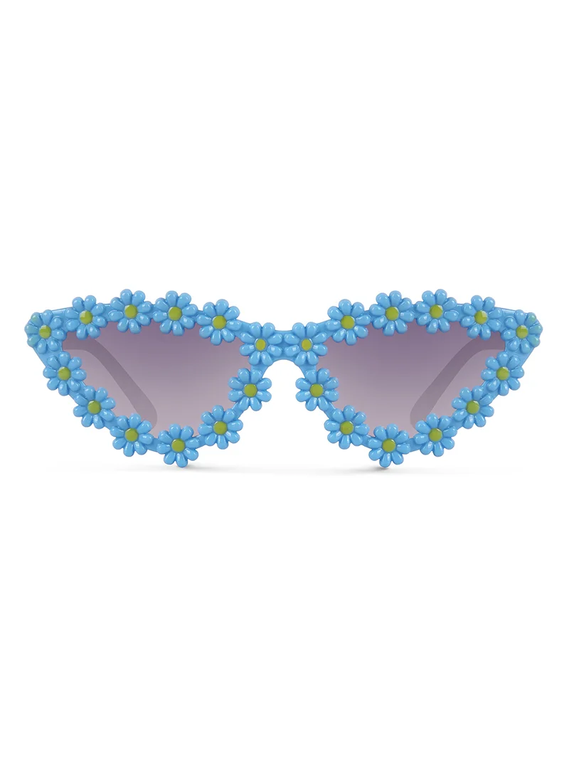ووجلز Stylish Blue Polarized Cateye Kids Sunglasses