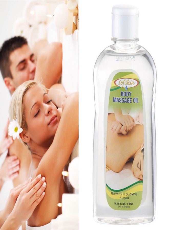 SOFSKIN (American Brand) BODY MASSAGE OIL & HAIR OIL for Adults and Babies 350 ML - 100% Pure & Safe, non-sticky, non-greasy, non freezing in winter, no color, mild perfumed, pH 5.5. No skin allergy. - Image 1