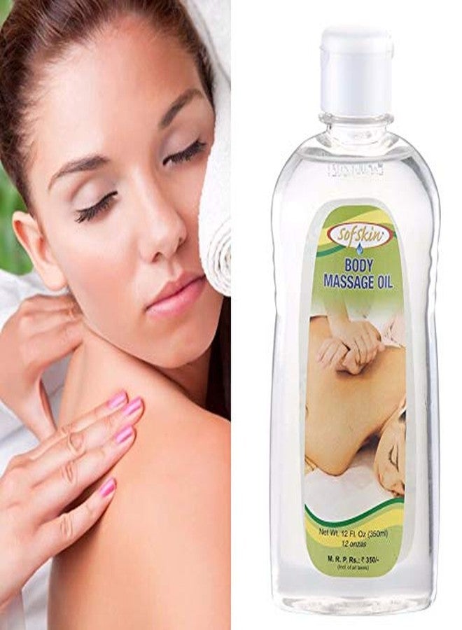 SOFSKIN (American Brand) BODY MASSAGE OIL & HAIR OIL for Adults and Babies 350 ML - 100% Pure & Safe, non-sticky, non-greasy, non freezing in winter, no color, mild perfumed, pH 5.5. No skin allergy. - Image 2