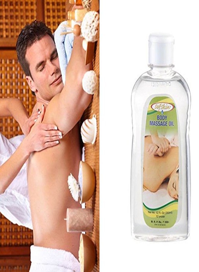 SOFSKIN (American Brand) BODY MASSAGE OIL & HAIR OIL for Adults and Babies 350 ML - 100% Pure & Safe, non-sticky, non-greasy, non freezing in winter, no color, mild perfumed, pH 5.5. No skin allergy. - Image 3