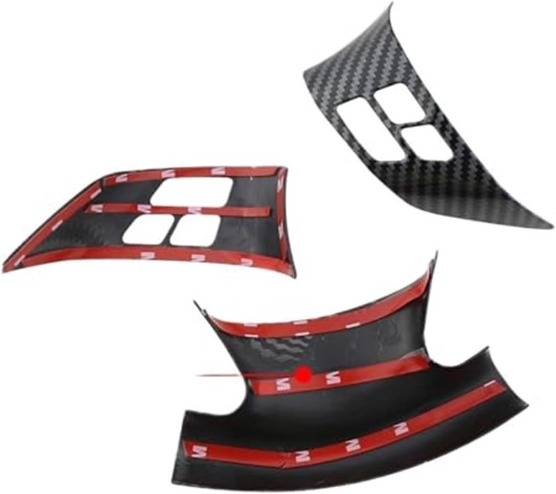 Wivplex Carbon Fiber Steering Wheel Cover Trim for BMW - Image 3