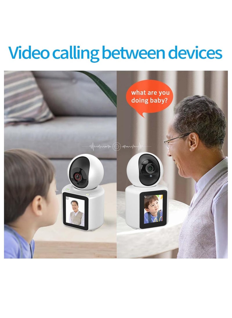 Generic Wireless 1080P IP Camera with WiFi Connectivity, Infrared Night Vision, Two-Way Video Call, and Smart Home Integration for monitoring.  - Image 1