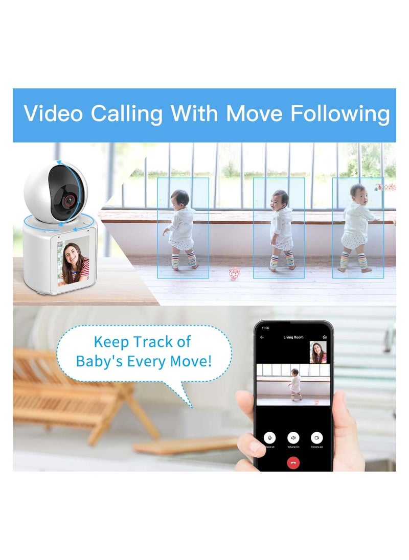 Generic Wireless 1080P IP Camera with WiFi Connectivity, Infrared Night Vision, Two-Way Video Call, and Smart Home Integration for monitoring.  - Image 2