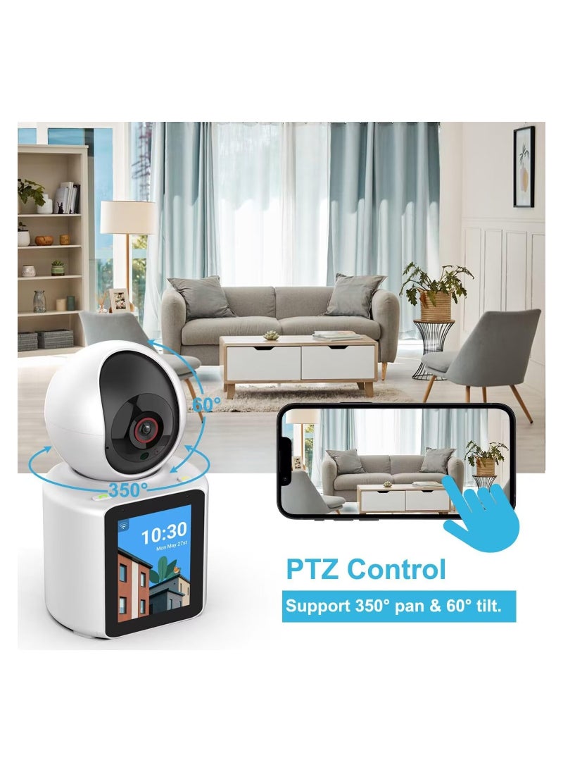 Generic Wireless 1080P IP Camera with WiFi Connectivity, Infrared Night Vision, Two-Way Video Call, and Smart Home Integration for monitoring.  - Image 4