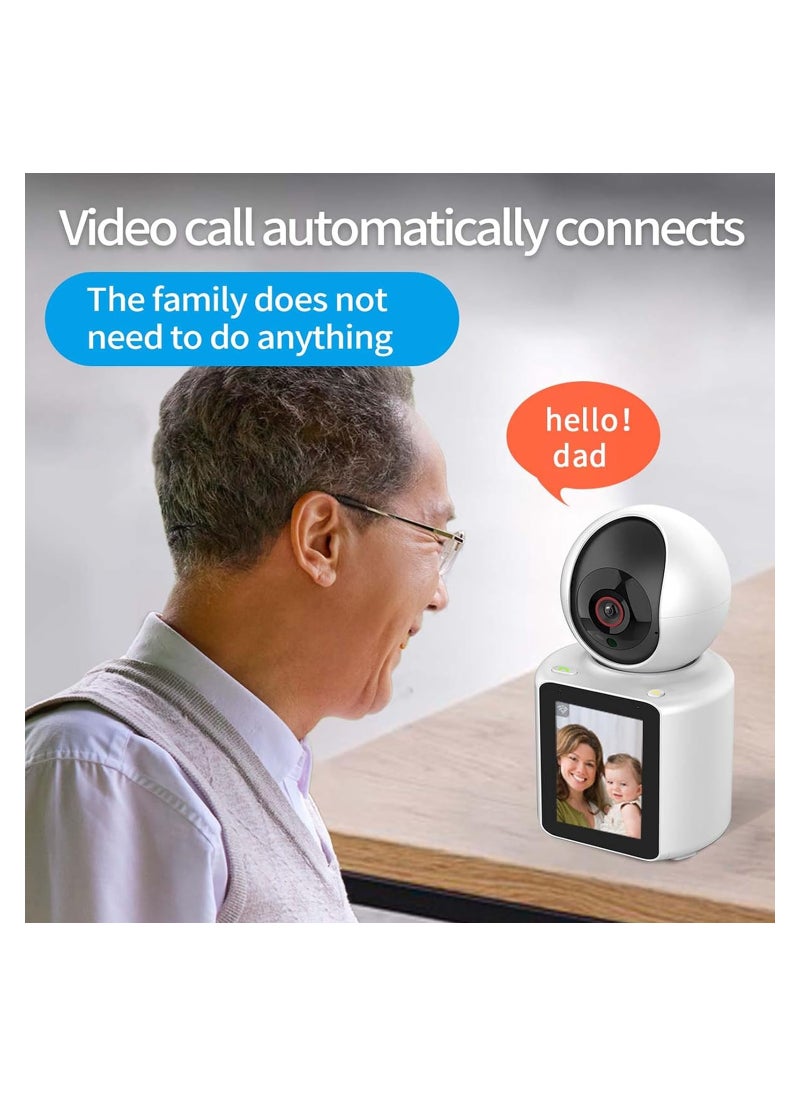 Wireless 1080P IP Camera with WiFi Connectivity, Infrared Night Vision, Two-Way Video Call, and Smart Home Integration for monitoring.